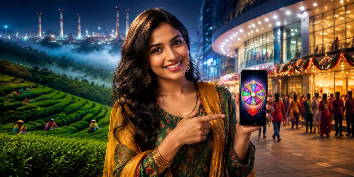 নারায়ণগঞ্জে চা বাগানে বসে অনলাইন বেটিং উপভোগ করছেন একজন ব্যবহারকারী